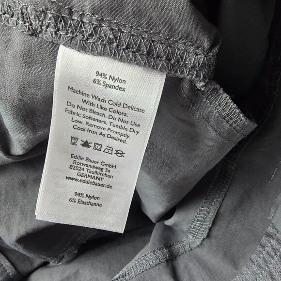 Eddie Bauer Shorts Mens 38 Gray First Ascent Cargo Hiking Nylon Stretch 12" Ins - Picture 8 of 8